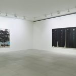 Installation image for Ed Moses: ‘First, look at the paintings. Then we’ll shoot the shit.’, at Blain|Southern
