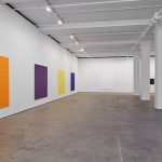 Installation image for Callum Innes: With Curve, at Sean Kelly Gallery