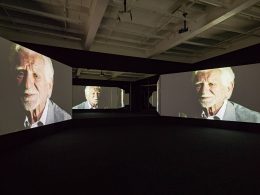 Installation image for Doug Aitken, at Galerie Eva Presenhuber