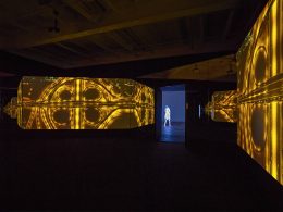 Installation image for Doug Aitken, at Galerie Eva Presenhuber
