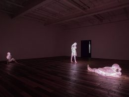 Installation image for Doug Aitken, at Galerie Eva Presenhuber