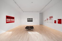 Installation image for Billy Apple®: The Artist Has to Live like Everybody Else 1961­ ­- 2018, at The Mayor Gallery