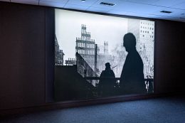 Installation image for Eugene Richards: The Run-On of Time, at International Center of Photography