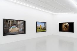 Installation image for Nikhil Chopra: Drawing a Line through Landscape, at Galleria Continua