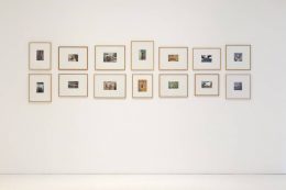 Installation image for Gerhard Richter: Overpainted Photographs, at Gagosian