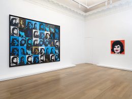 Installation image for Warhol Women, at Lévy Gorvy Dayan