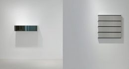 Installation image for Donald Judd, at Thaddaeus Ropac