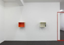 Installation image for Henrik Olesen, at Galerie Buchholz