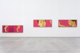 Installation image for Alex Katz: Red Dancers, at Thaddaeus Ropac