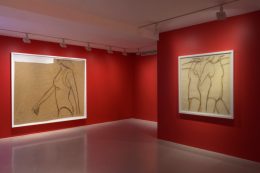 Installation image for Alex Katz: Red Dancers, at Thaddaeus Ropac