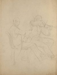 Faith Ringgold, Edmund Yaghjian, Irene Hardwicke Olivieri, Faith Ringgold, Jack Levine, Nicolai Cikovsky, Nicolai Cikovsky & Jack Levine, Musicians, 1932
