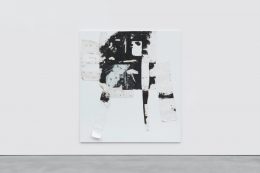 Richard Aldrich, Black Collage Painting, 2019 (2009, 2012, 2014)