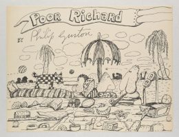 Philip Guston, Untitled (Poor Richard), 1971
