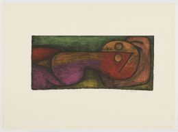 Paul Klee, im liegen (Lying down), 1939