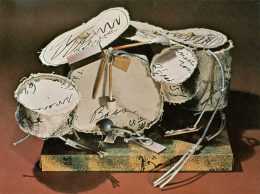 Claes Oldenburg, Miniature Soft Drum Set, (1967) 1969