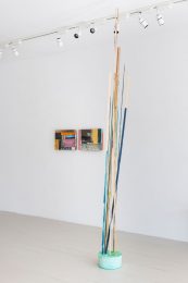Installation image for ISLAND by Alice Wilson, at JGM Gallery