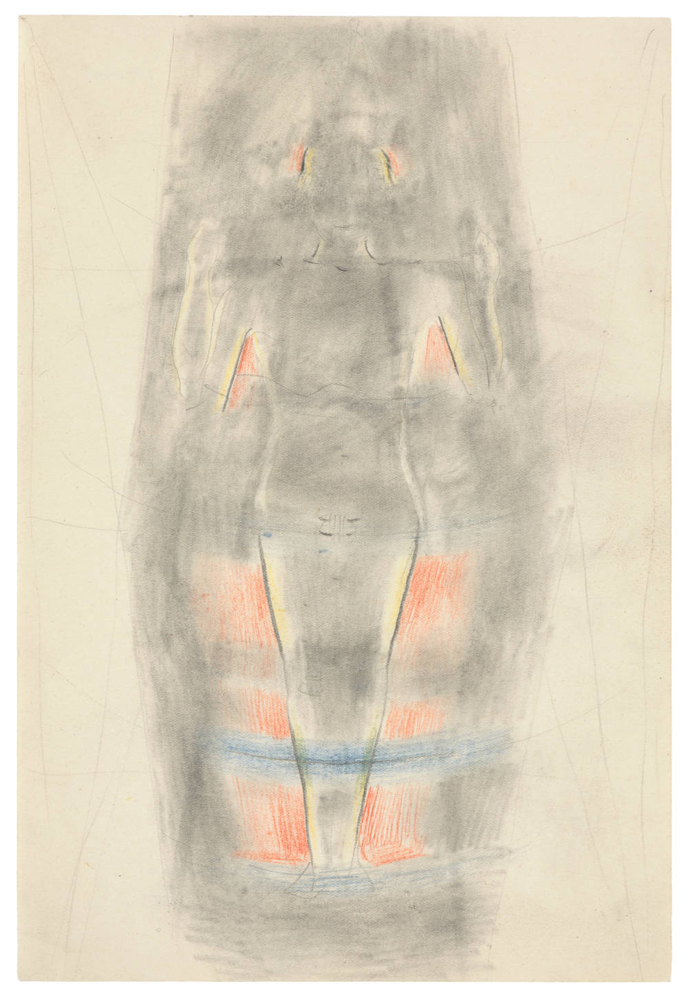 Study of Angel carrying Faust’s soul to Heaven, 1932