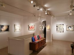 Installation image for Reinhold Koehler: New Realities in Collage and Décollage 1948-1970, at Whitford Fine Art