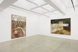 Installation image for Albert Oehlen: Spiegelbilder, at Nahmad Contemporary