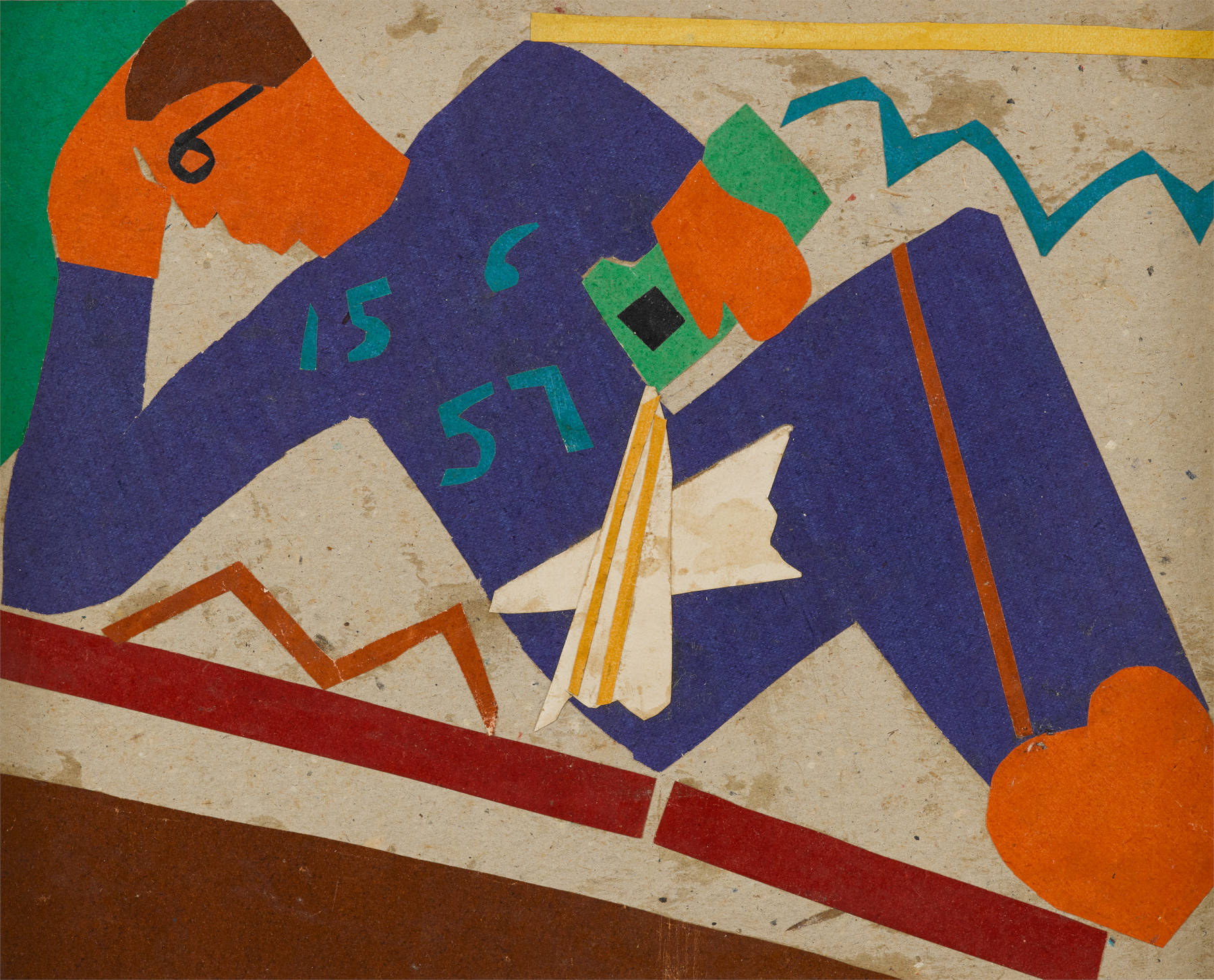 Benode Behari Mukherjee, Reclining Man