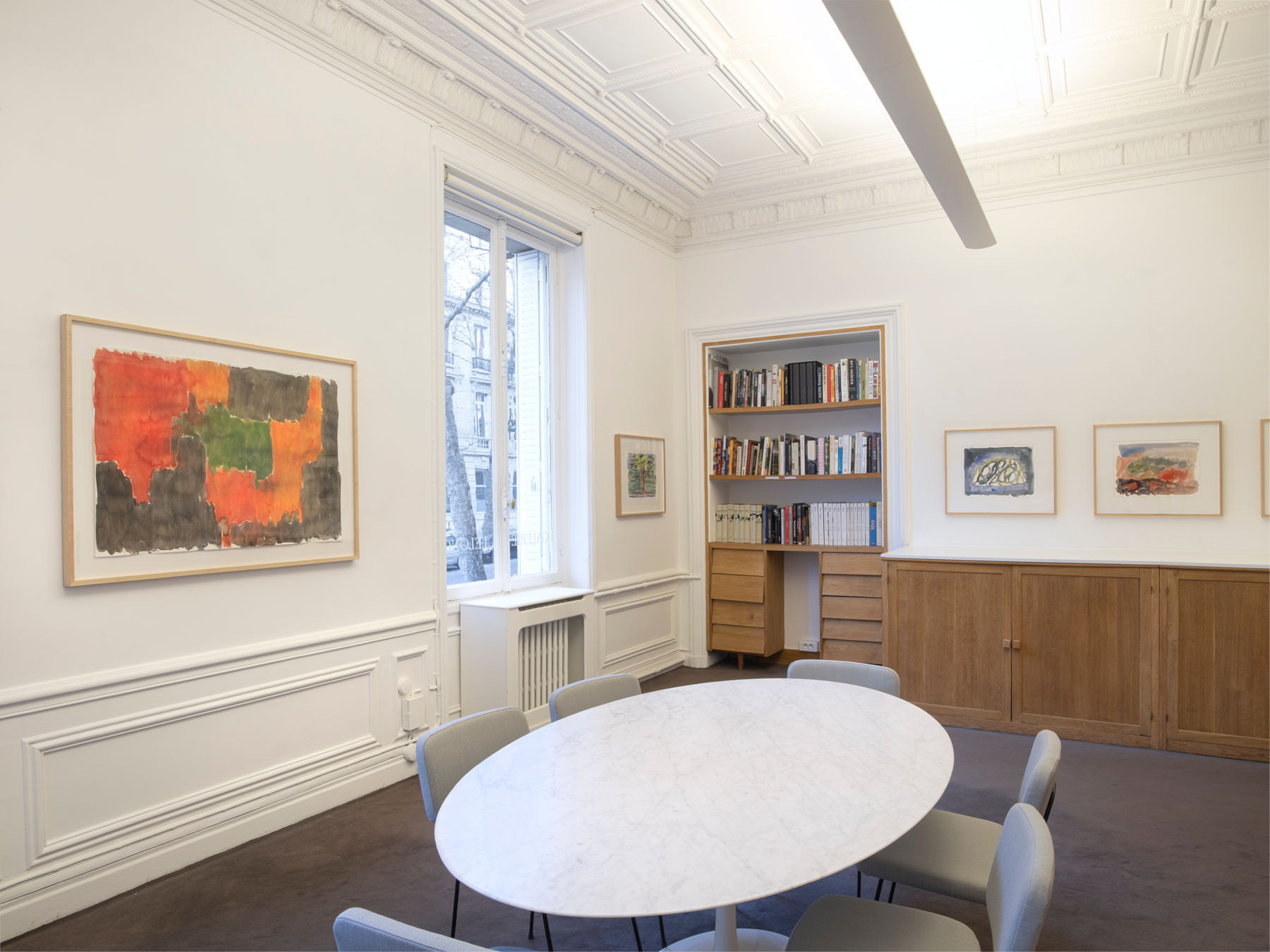 Image for Günther Förg: « Standomi un giorno solo a la fenestra... », at Galerie Lelong