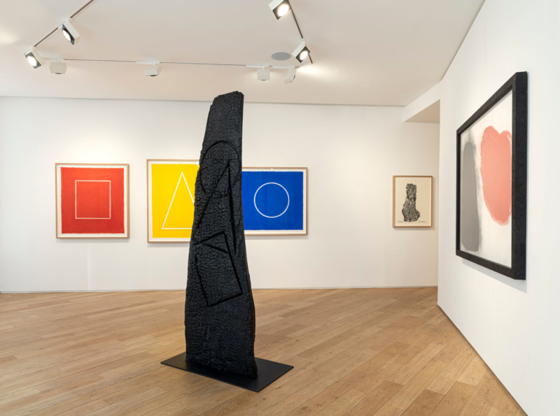 Image for David Nash: Red, Black & Blue, at Galerie Lelong Matignon