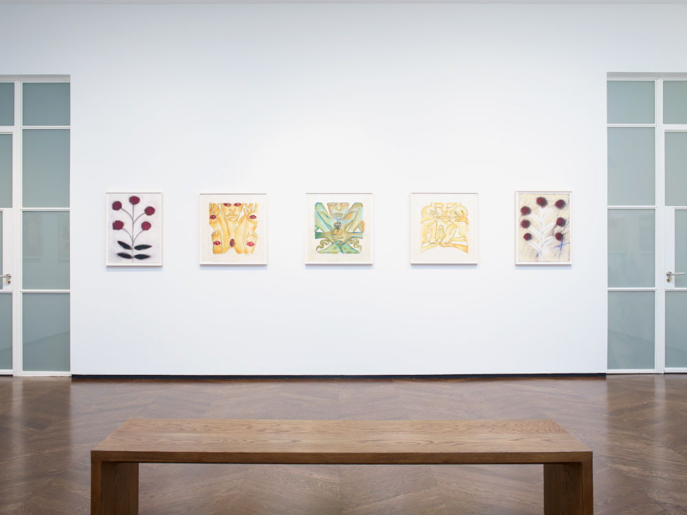 Installation image for Francesco Clemente: Pastels, at Lévy Gorvy Dayan