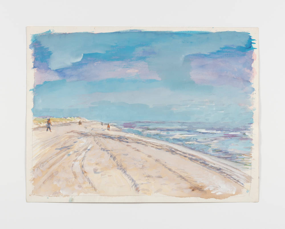 Paul Thek, Untitled (beach with figures), ca. 1986