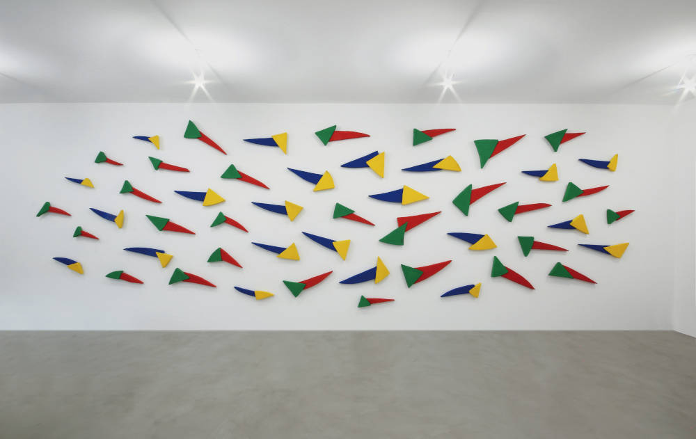 Pino Pinelli, Pittura G/BL VR/A, 1982