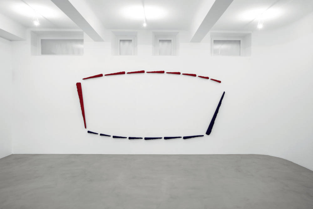 Pino Pinelli, Pittura R. BL., 1986
