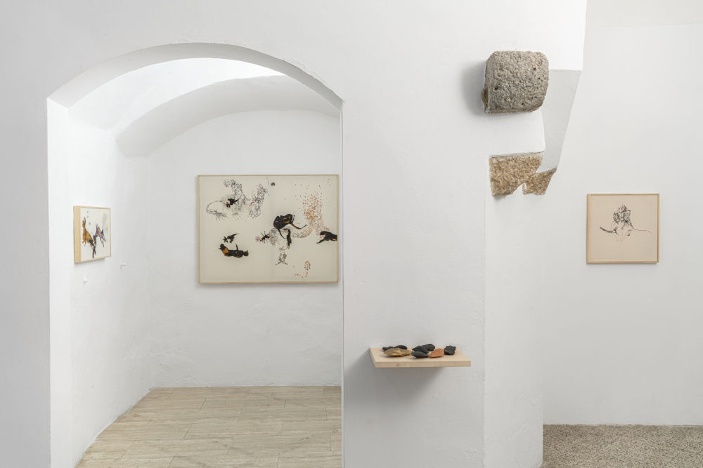 Installation image for Marta Spagnoli: Whiteout, at Galleria Continua
