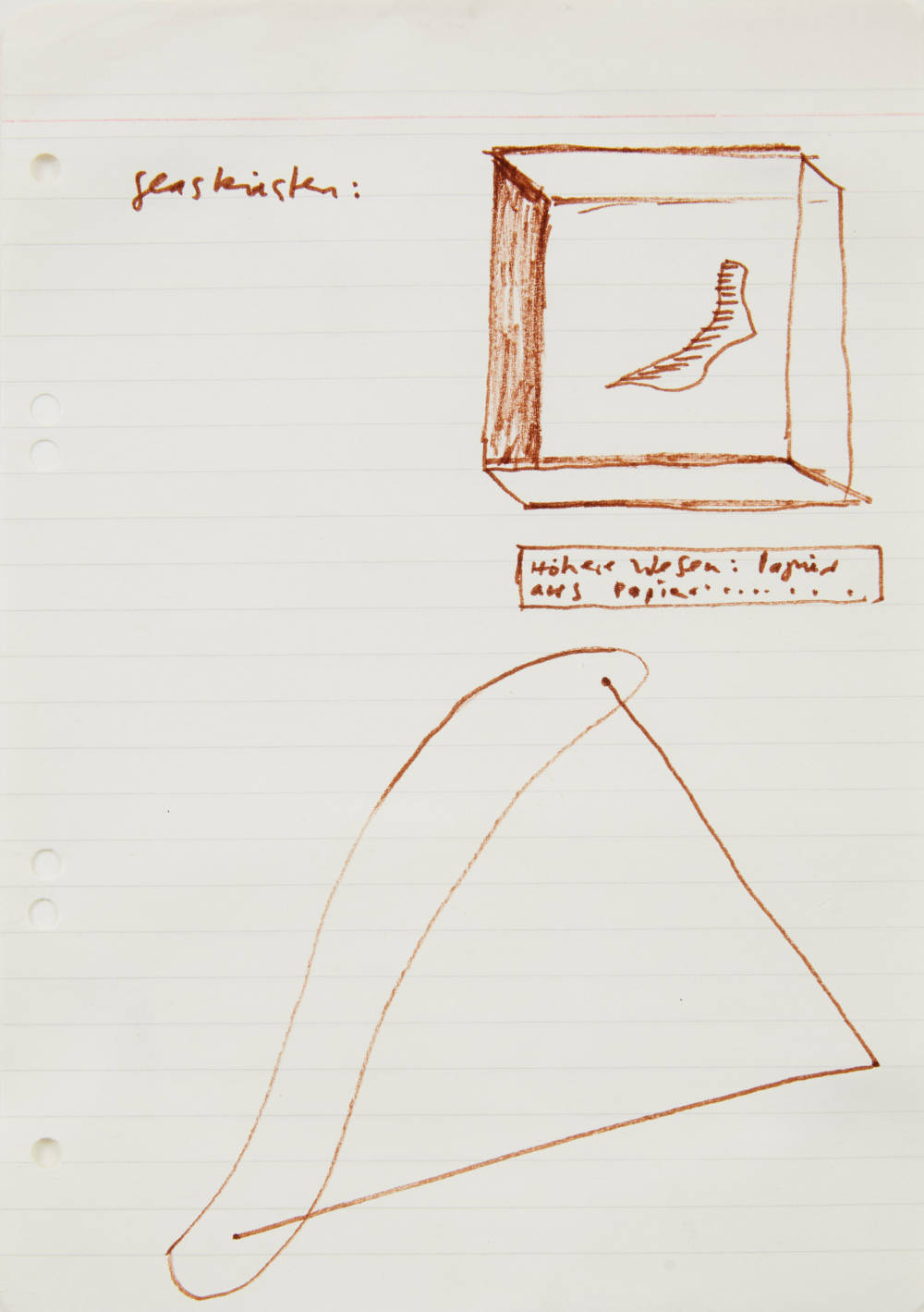 Sigmar Polke, Glass Cubes. Higher Powers: Paper Made from Paper…, ca. 1968