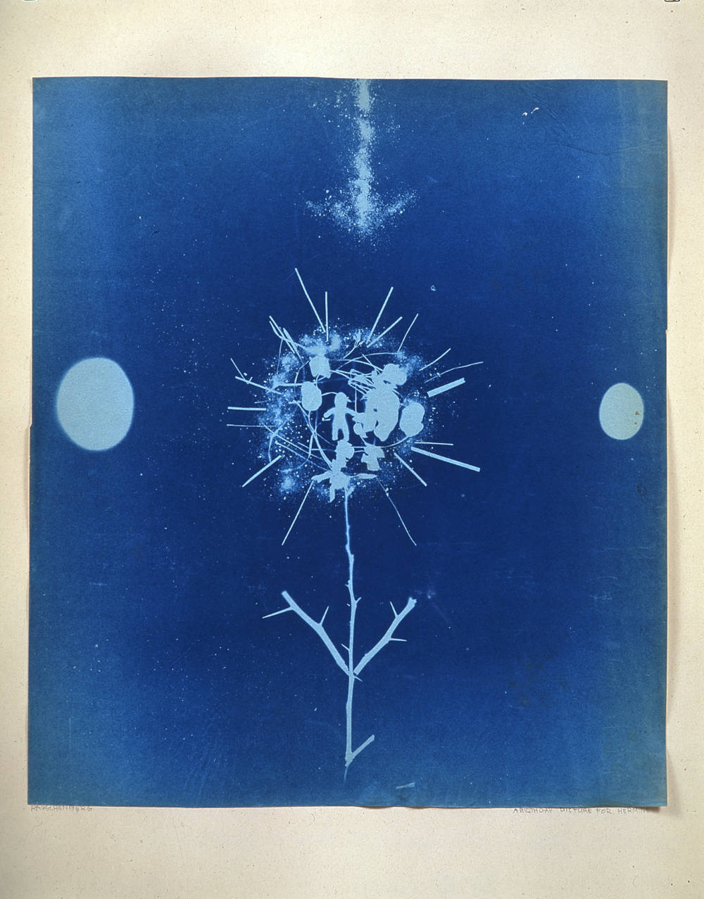Robert Rauschenberg, A Birthday Picture for Hermine, 1952