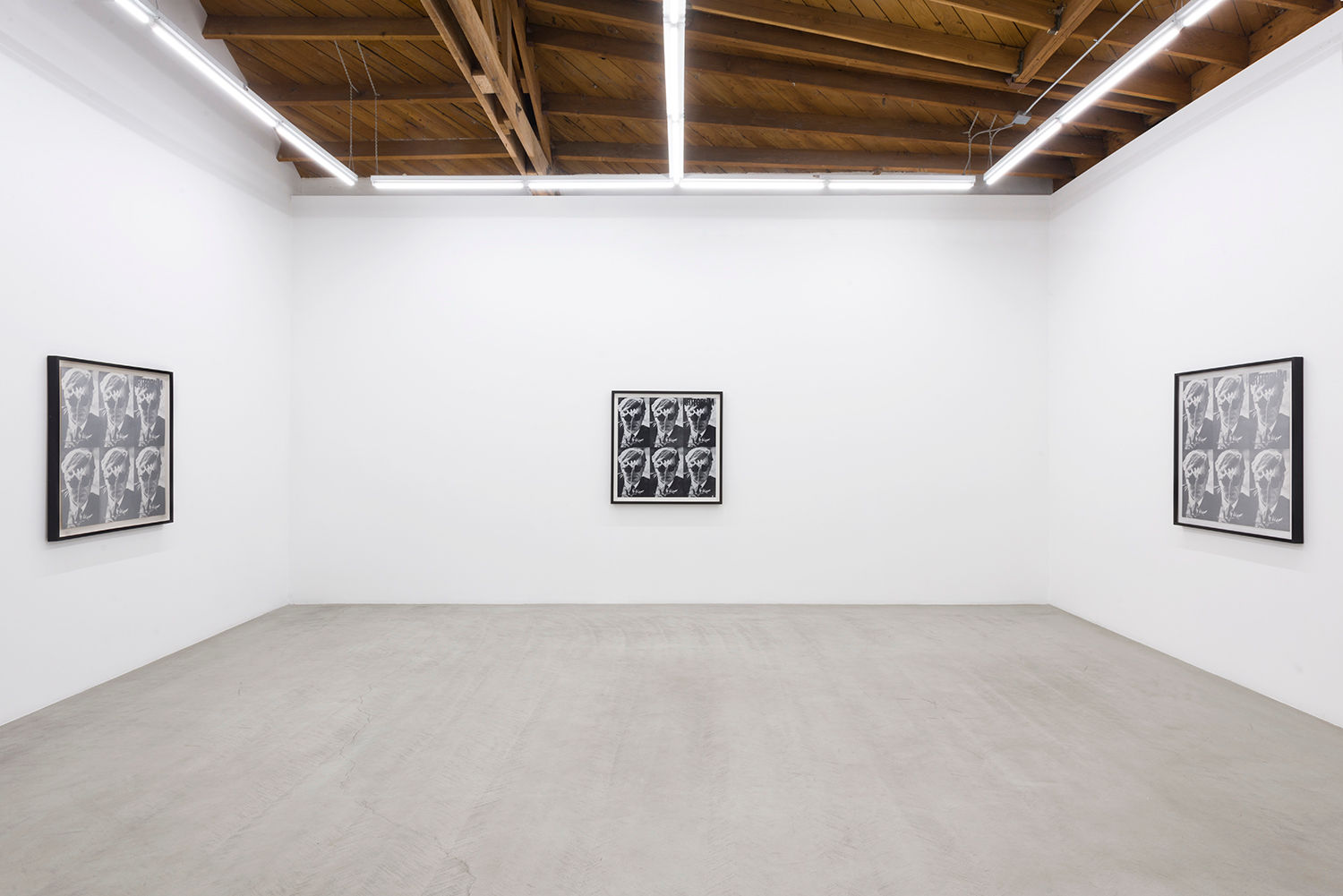 Installation image for Dennis Hopper: Morocco Paintings, at parrasch heijnen