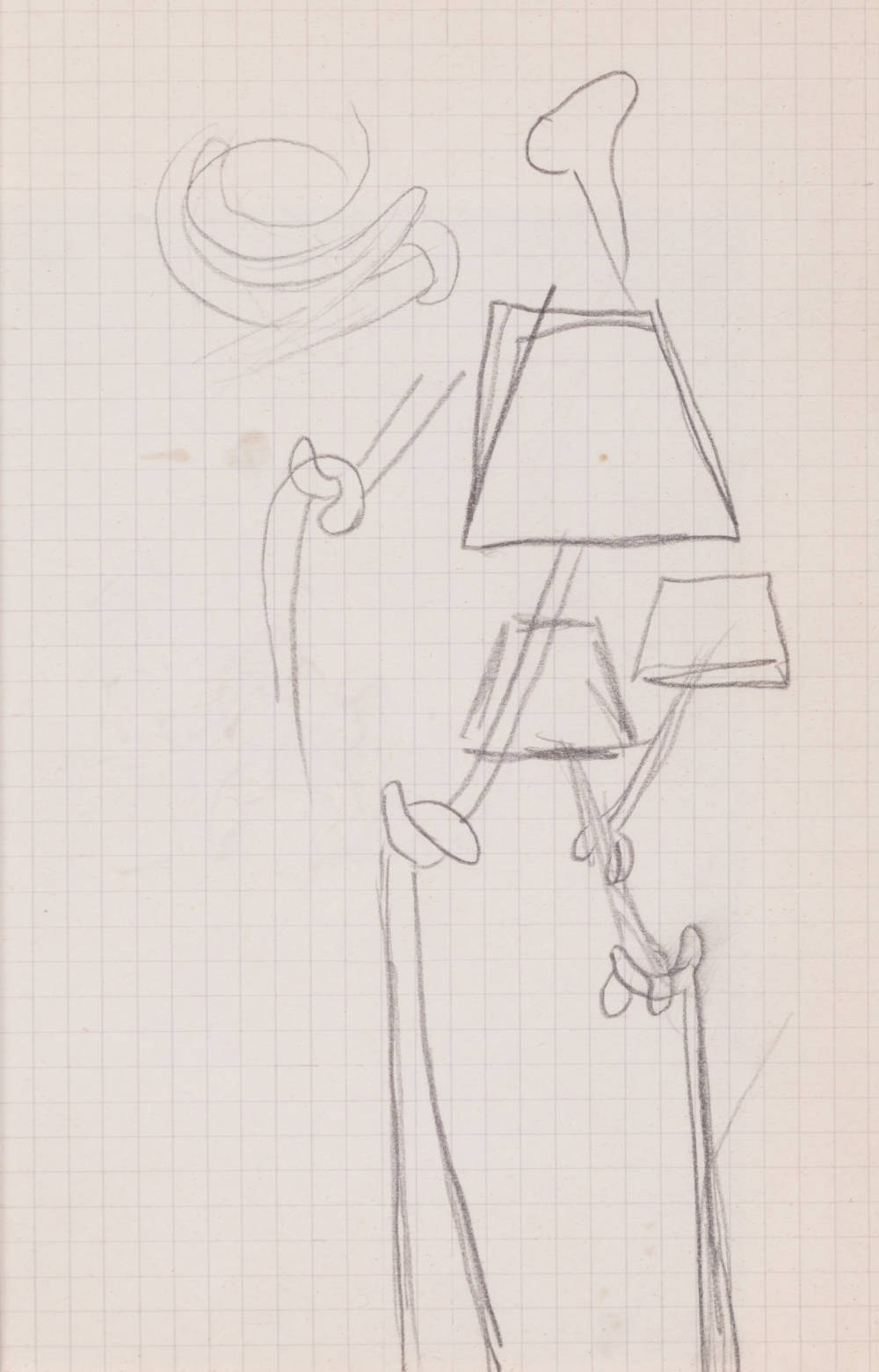 Salvador Dalí, Croquis de mobilier, c.1937