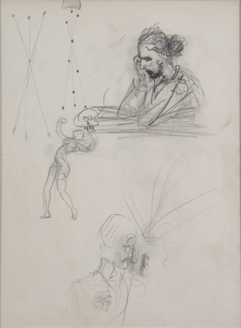 Salvador Dalí, Etude de personnages, c.1936