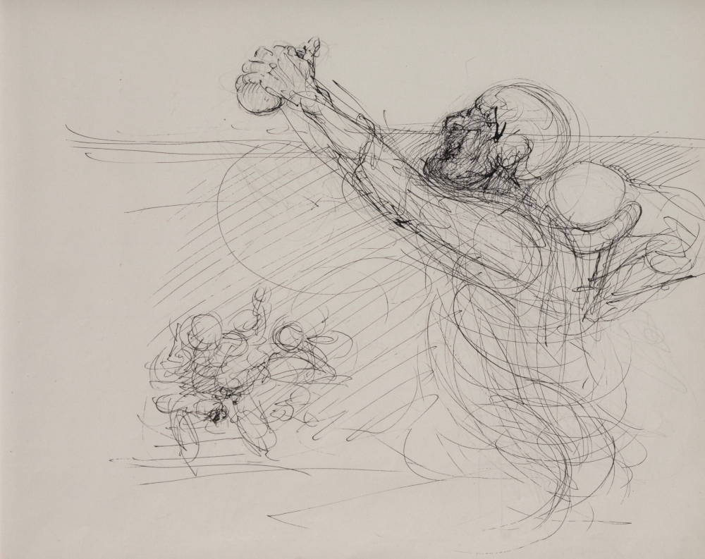 Salvador Dalí, Etude de personnage, c.1939