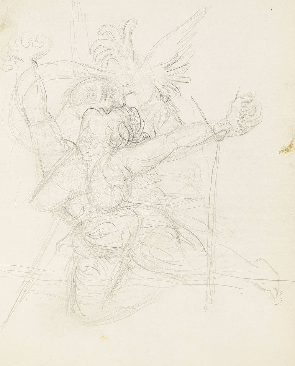 Salvador Dalí, Scène hystérique d'une femme avec tiroir, c.1937