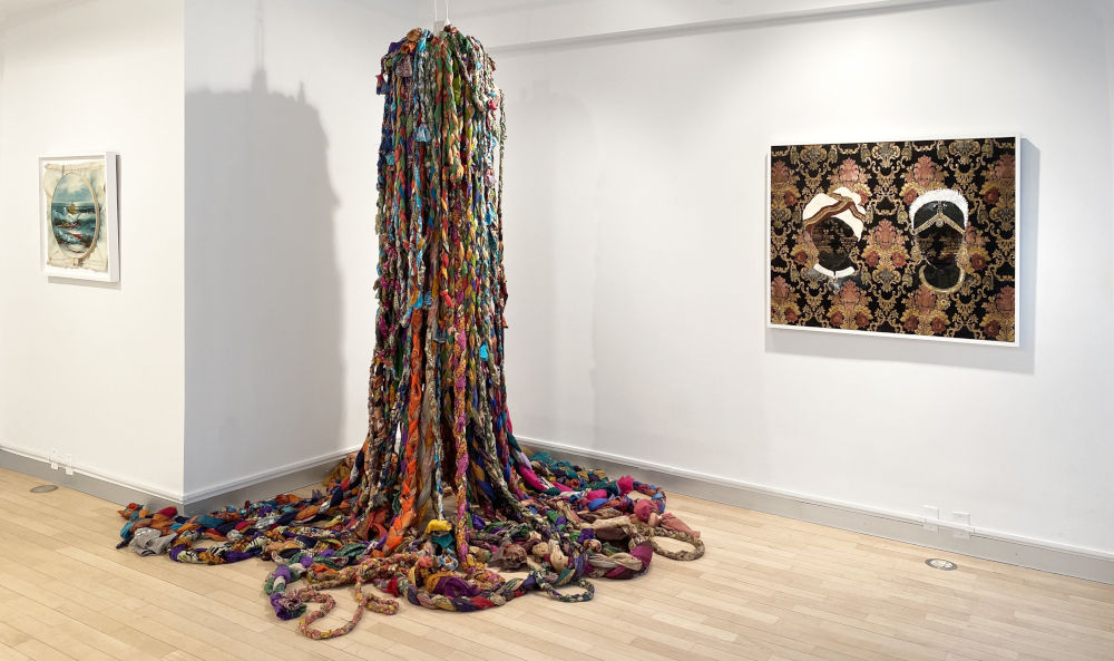 Installation image for History Reclaimed: Suchitra Mattai and Adrienne Elise Tarver, at Hollis Taggart