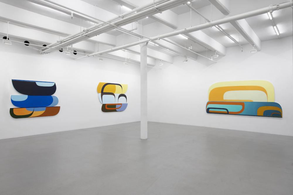 Installation image for Joanna Pousette-Dart, at Lisson Gallery