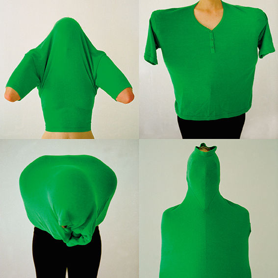 Erwin Wurm, Untitled (Skull) (Pullovers), 1998
