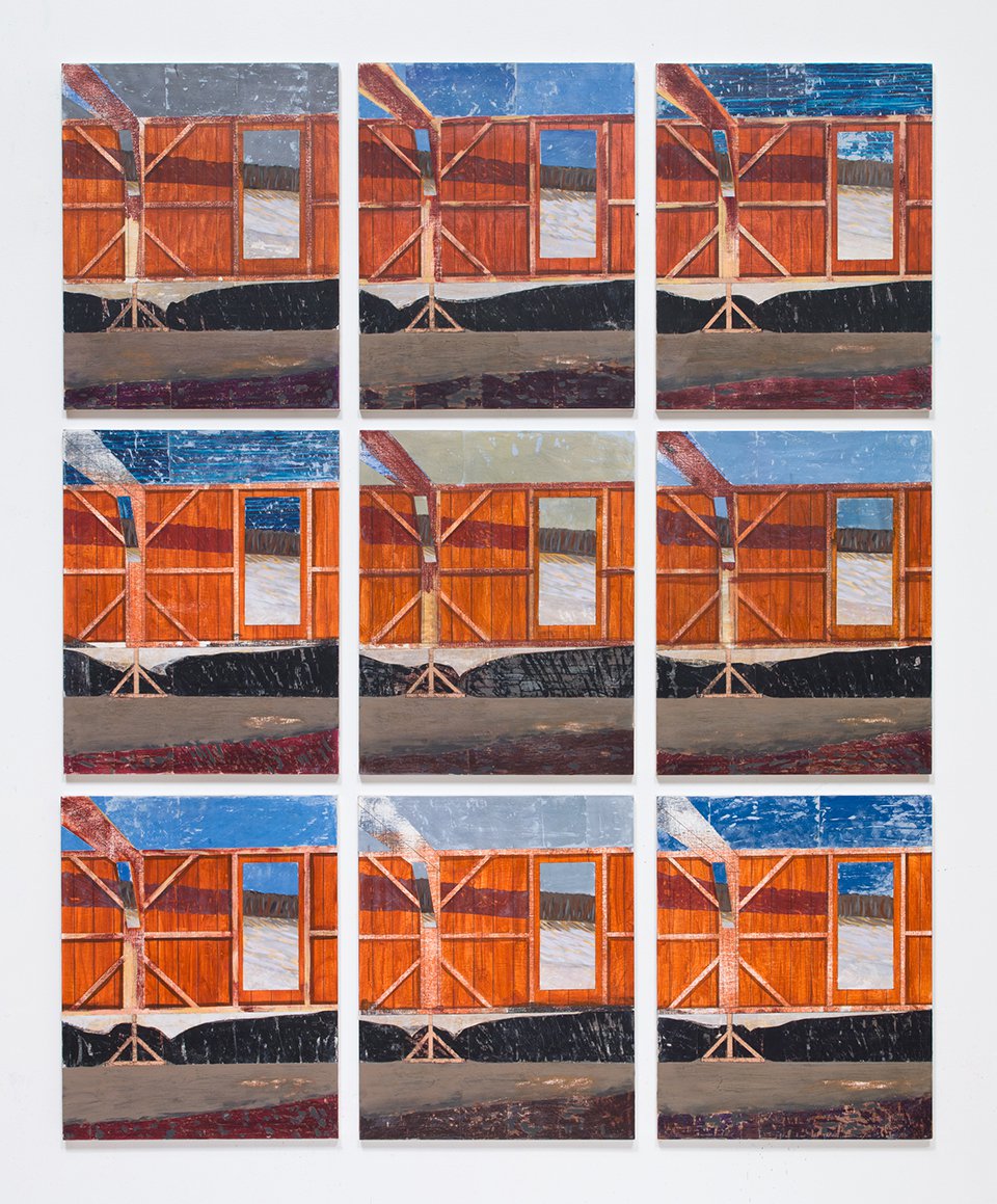 Henry Glavin, Falling Wall, 2020