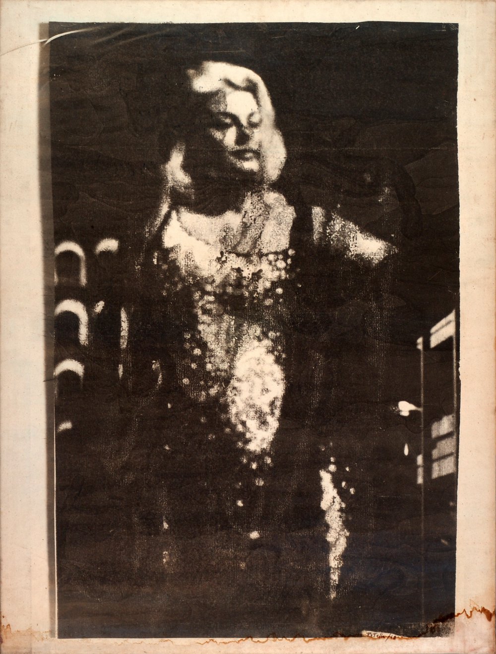 Mimmo Rotella, La diva, 1963