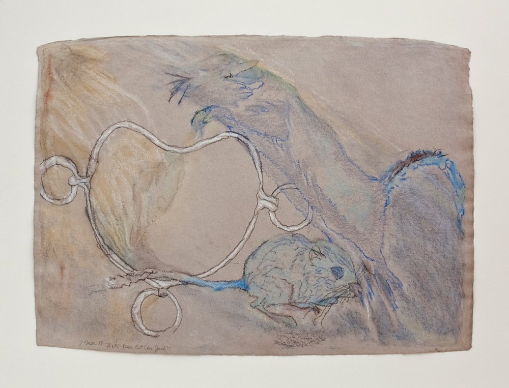 Jo Baer, Anisotropic Relations: Anti-Rear Bit (for Jack), 1988