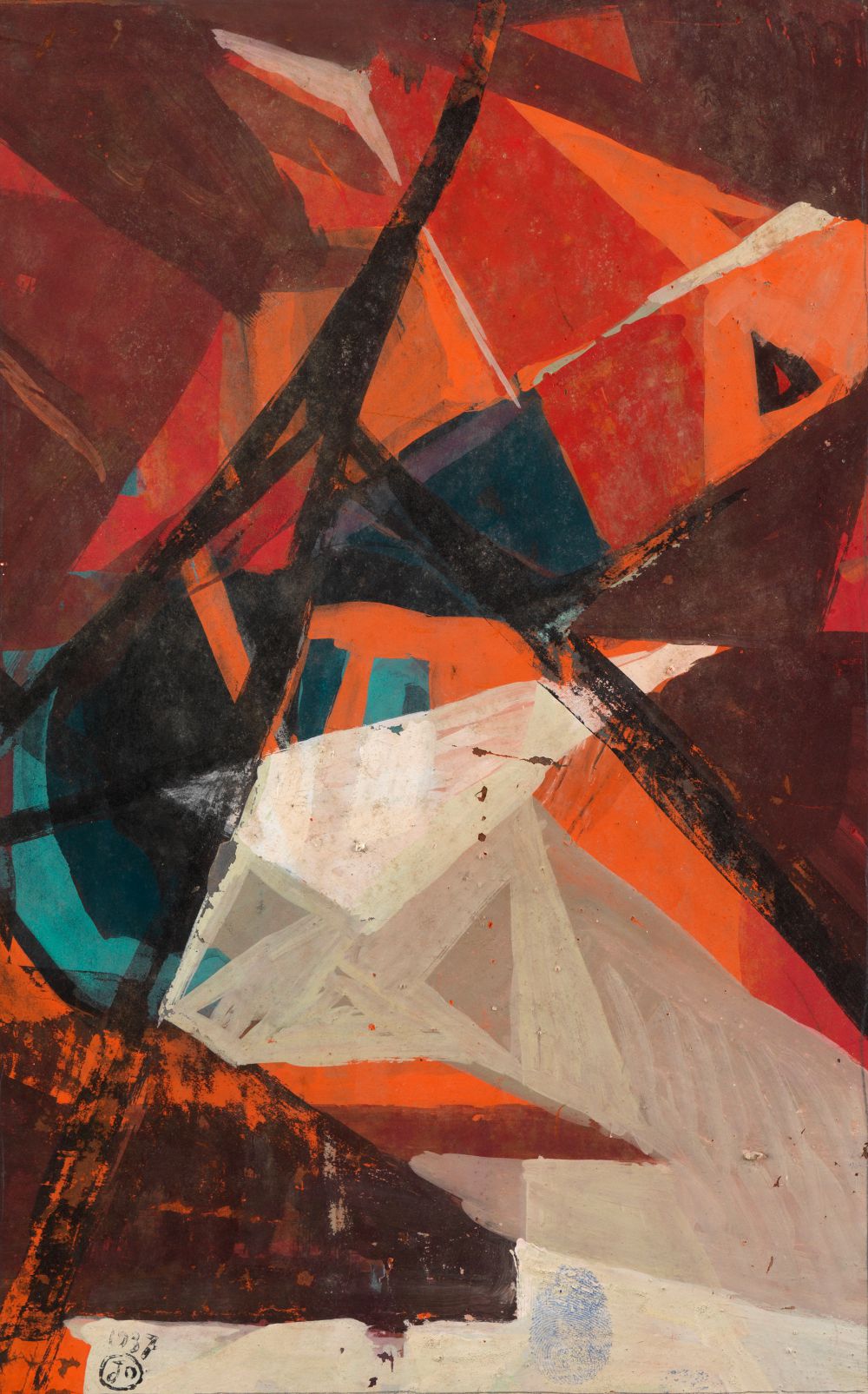 Joseph Lacasse, Joseph Lacasse, Joseph Lacasse, Joseph Lacasse, Joseph Lacasse & Joseph Lacasse, COMPOSITION (DIA NO. 16/16), 1937