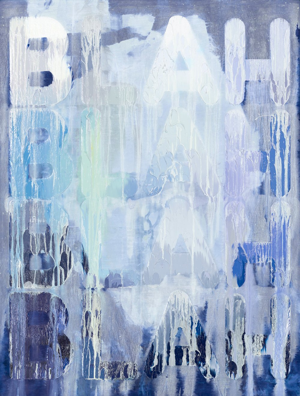 Mel Bochner, Blah Blah Blah, 2019