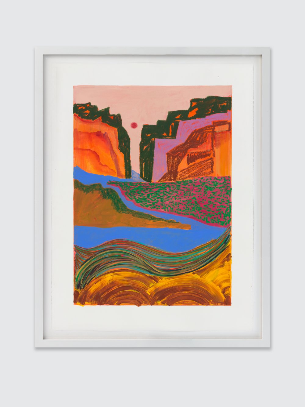 Shara Hughes, Firey Grounds , 2020