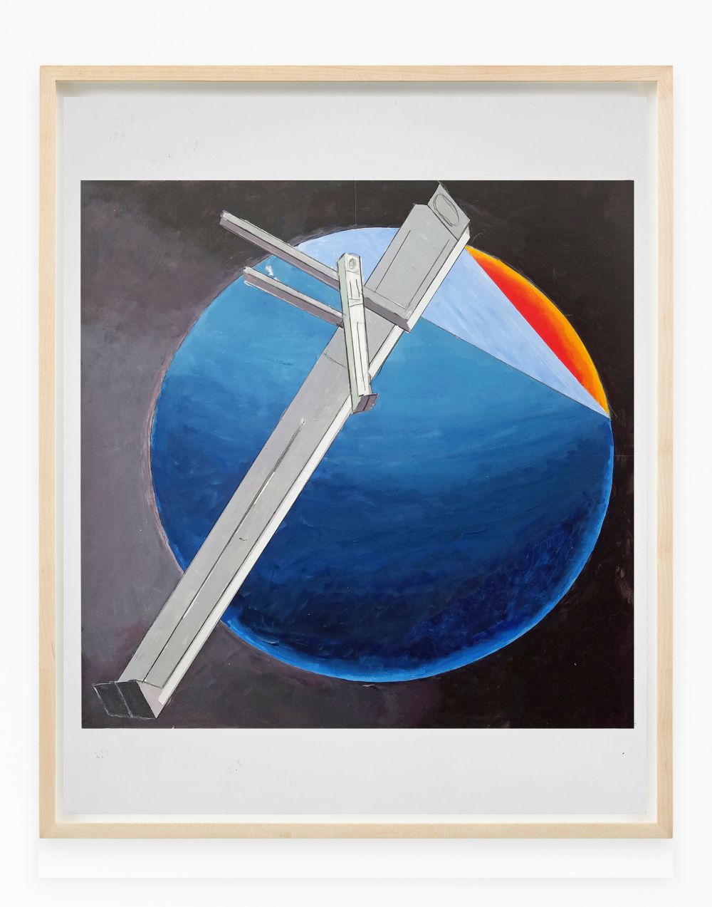 Mernet Larsen, Study for Astronauts, Sunset (after El Lissitzky), 2020