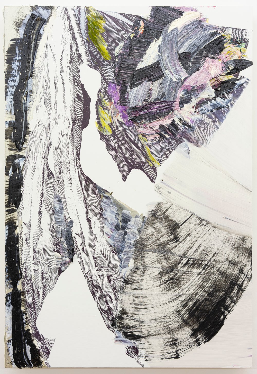 Pia Fries, fahnenbild e1, 2012