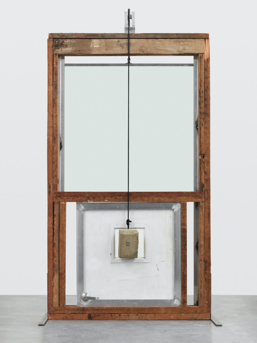 Oscar Tuazon, WALK THROUGH WALLS (The Easy Way is Hard Enough), 2017